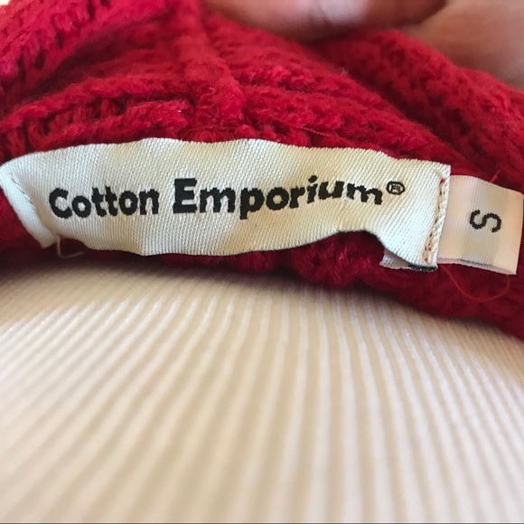 Cotton Emporium Nordstrom Red Cardigan Sweater - Picture 5 of 5